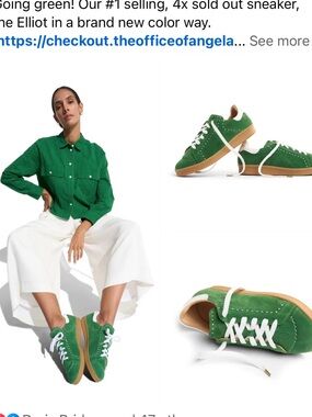 EUC The Office of Angela Scott Sneakers Size 39.5.